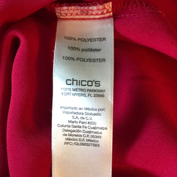 Chico’s Tulip Hem Scoop Neck Top - Picture 4 of 6